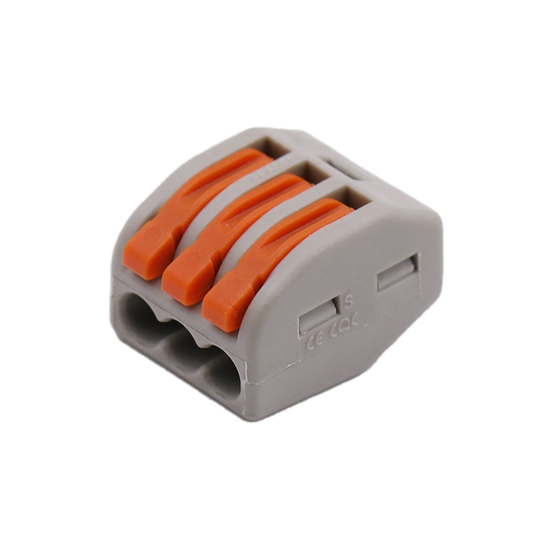 Conector de fio rápido eletrônico de 0,25-4 mm 3 polos