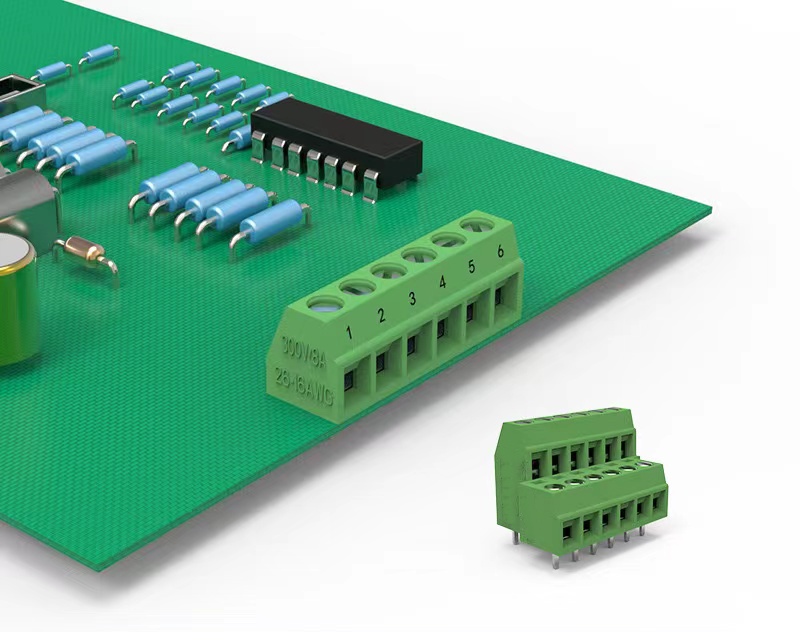 Blocos terminais tipo parafuso PCB