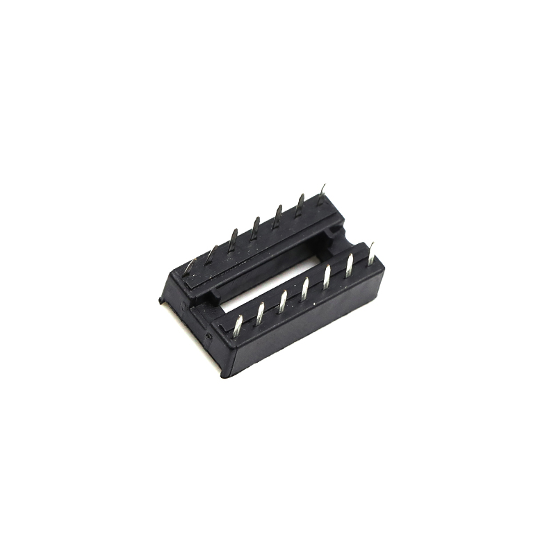 Conector de cabeçalho de pino duplo IC 2X7 pinos