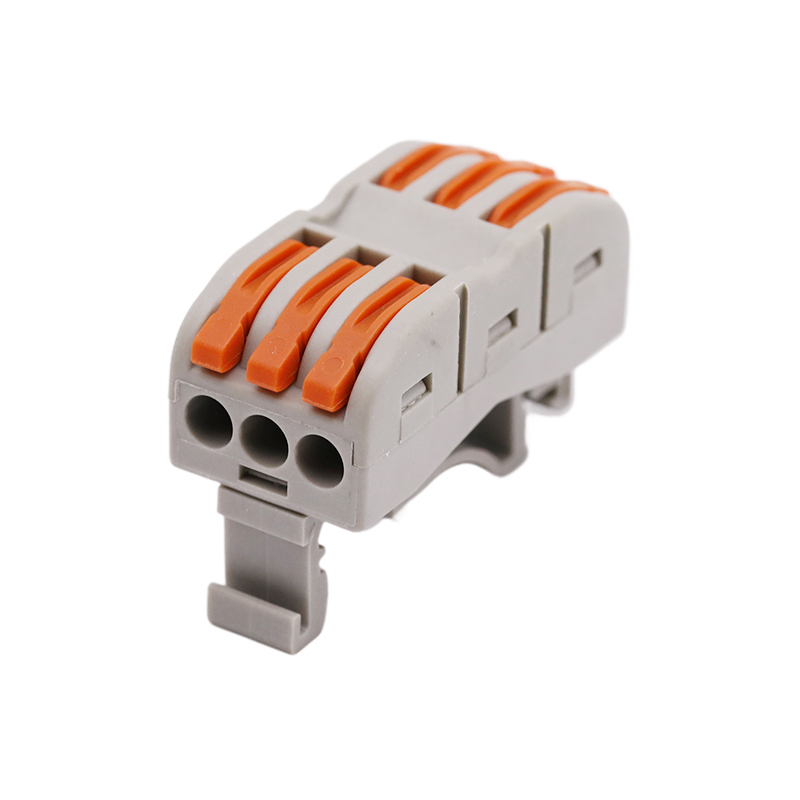 3 em 3 polos 32A Conector rápido para terminal em trilho DIN