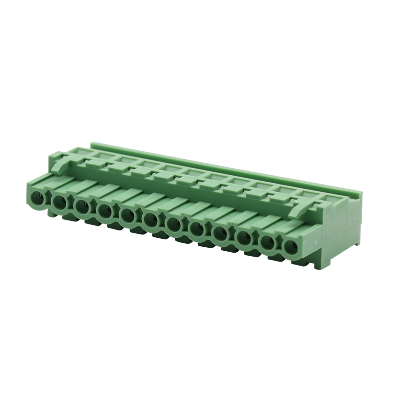 Bloco terminal fêmea verde 5.08MM para PCB