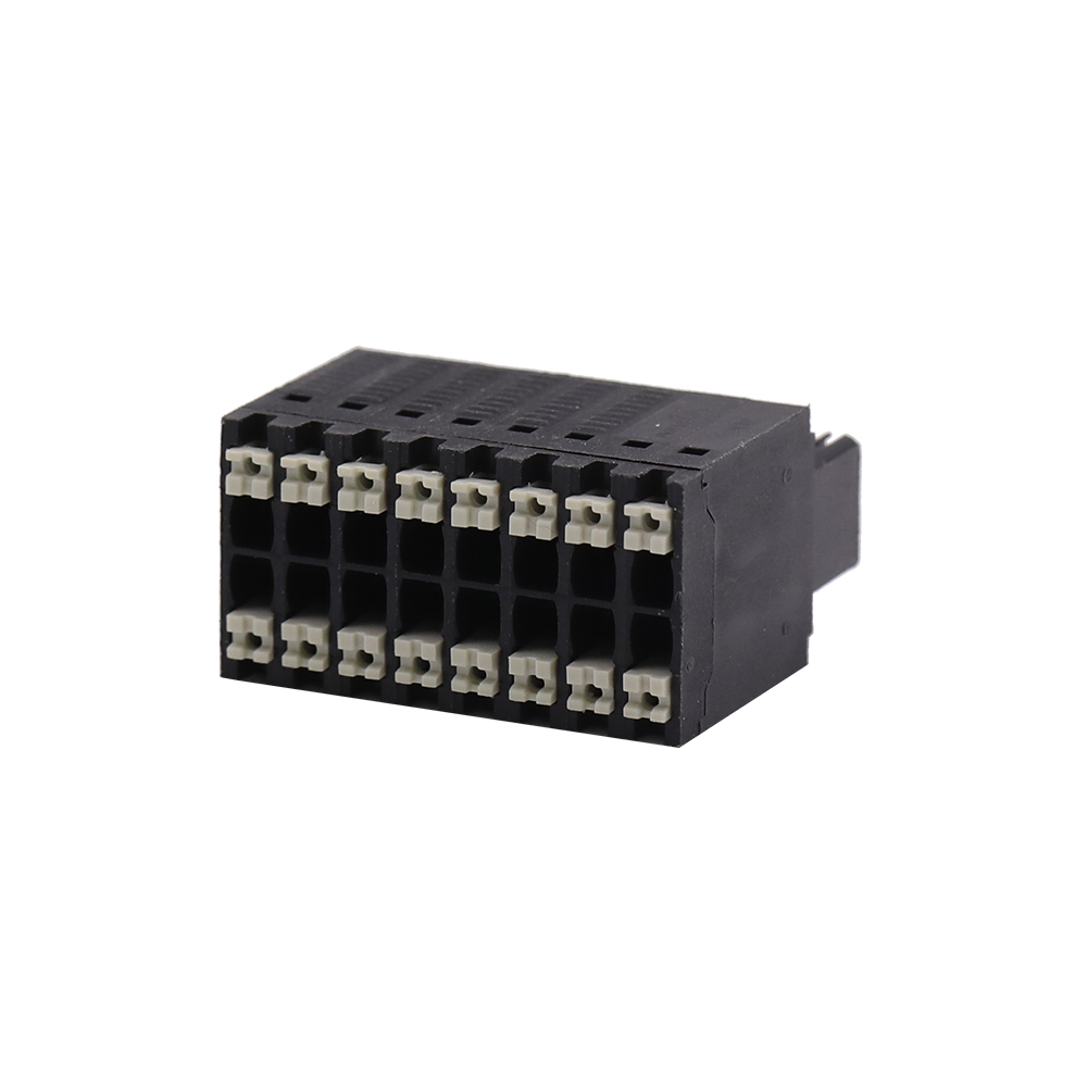 Bloco terminal plugável sem parafuso macho 3,5 mm